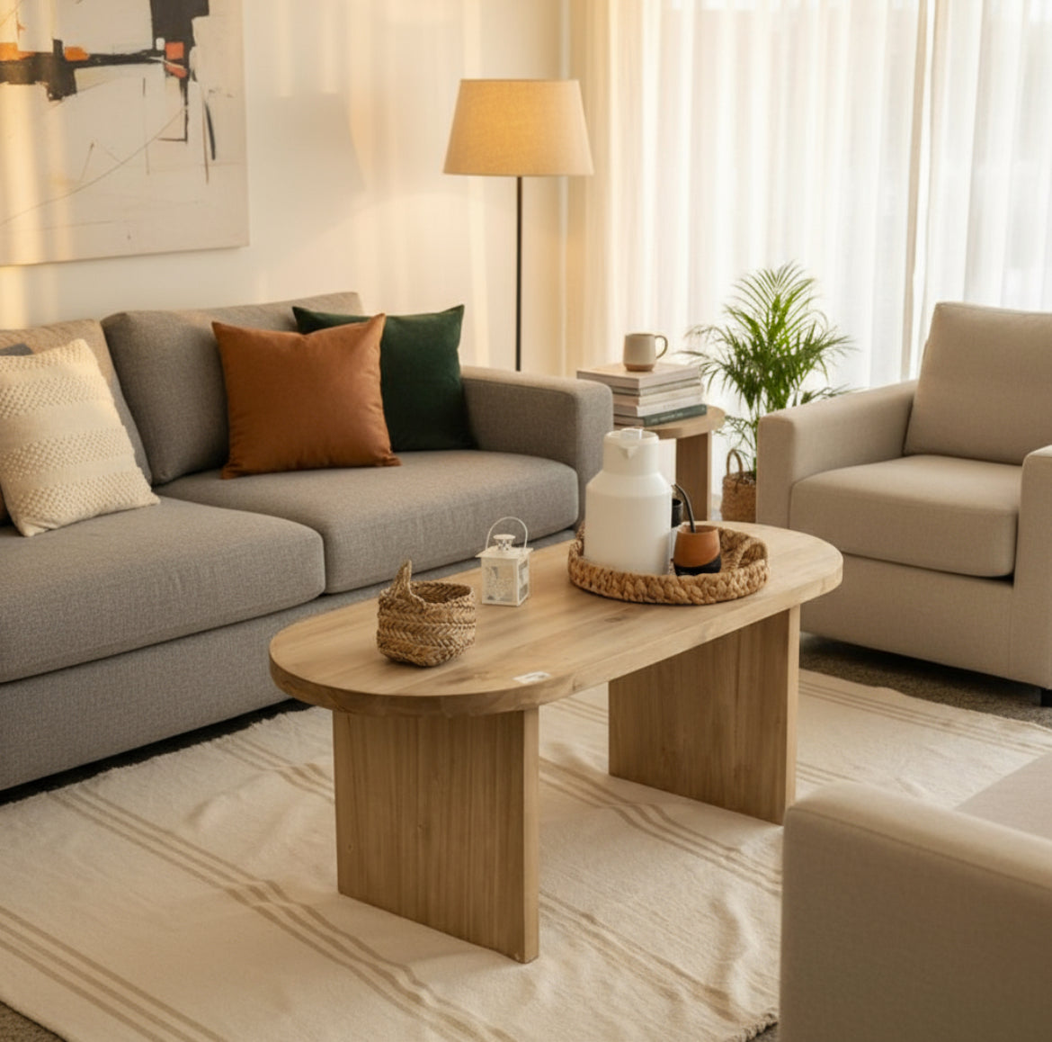 Mesa Ratona Madera Alamo Macizo Color Petiribi