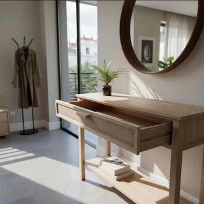 Recibidor Mesa Dressoire Nordico Madera Alamo Escandinavo