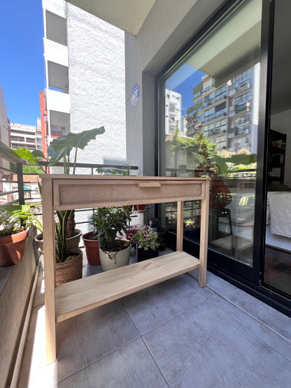 Recibidor Mesa Dressoire Nordico Madera Alamo Escandinavo