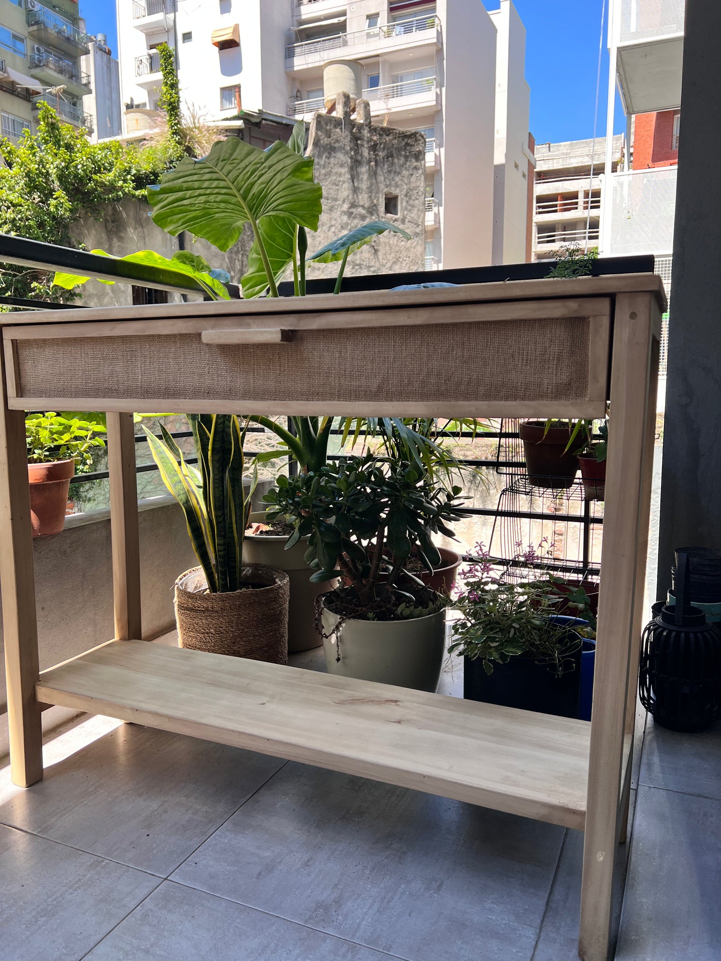 Recibidor Mesa Dressoire Nordico Madera Alamo Escandinavo