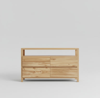 Comoda Cajonera de Madera Nordica Petiribi Dormitorio