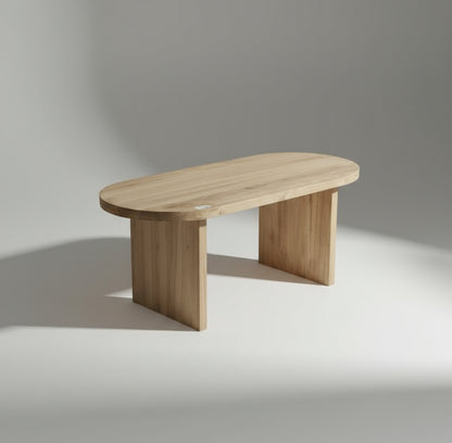 Mesa Ratona Madera Alamo Macizo Color Petiribi
