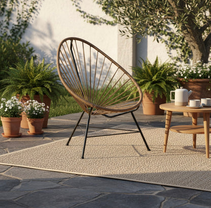 Silla Sillon Acapulco Simil Yute para Exterior o Interior