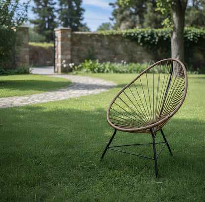 Silla Sillon Acapulco Simil Yute para Exterior o Interior