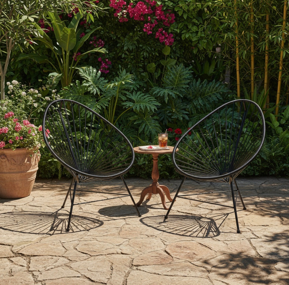 Silla Sillon Acapulco Simil Yute para Exterior o Interior