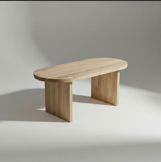 Mesa Ratona Madera Alamo Macizo Color Petiribi