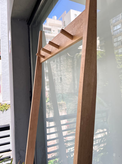 Recibidor Perchero Zapatero Madera Nordico Color Petiribi