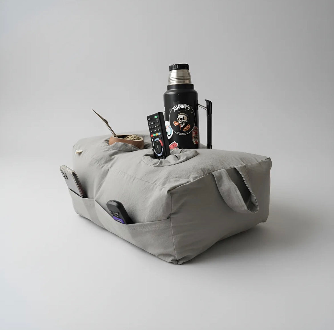 Almohadon Matero Porta Termo Y Mate Cama Calidad Premium