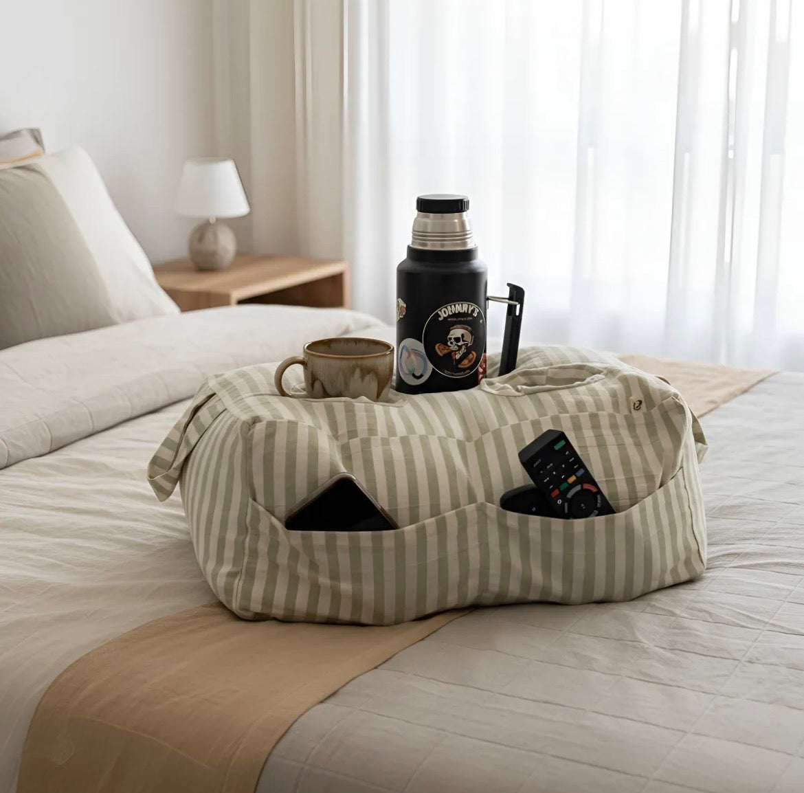 Almohadon Matero Porta Termo Y Mate Cama Calidad Premium