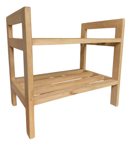 Zapatero Organizador Zapatilla Madera Maciza Color Petiribi