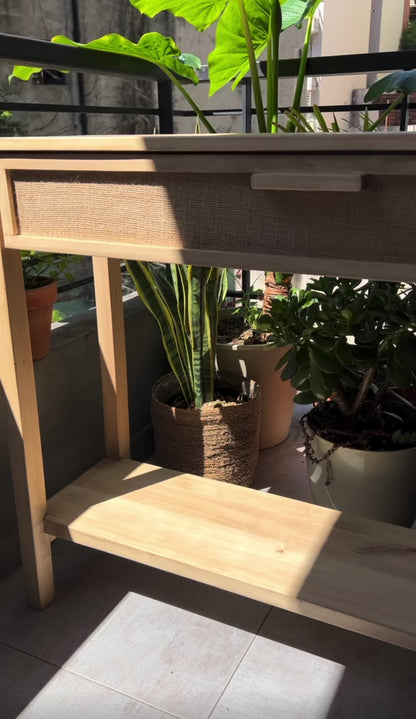 Recibidor Mesa Dressoire Nordico Madera Alamo Escandinavo